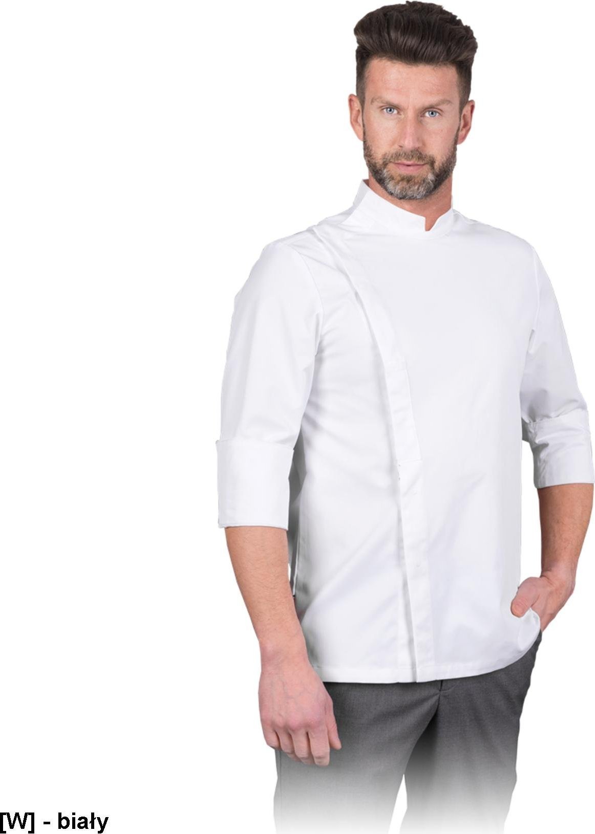 R.E.I.S. TANTO-M - męska bluza z długim rękawem , 8 zatrzasków, 100% poliester T400, 180 g/m M