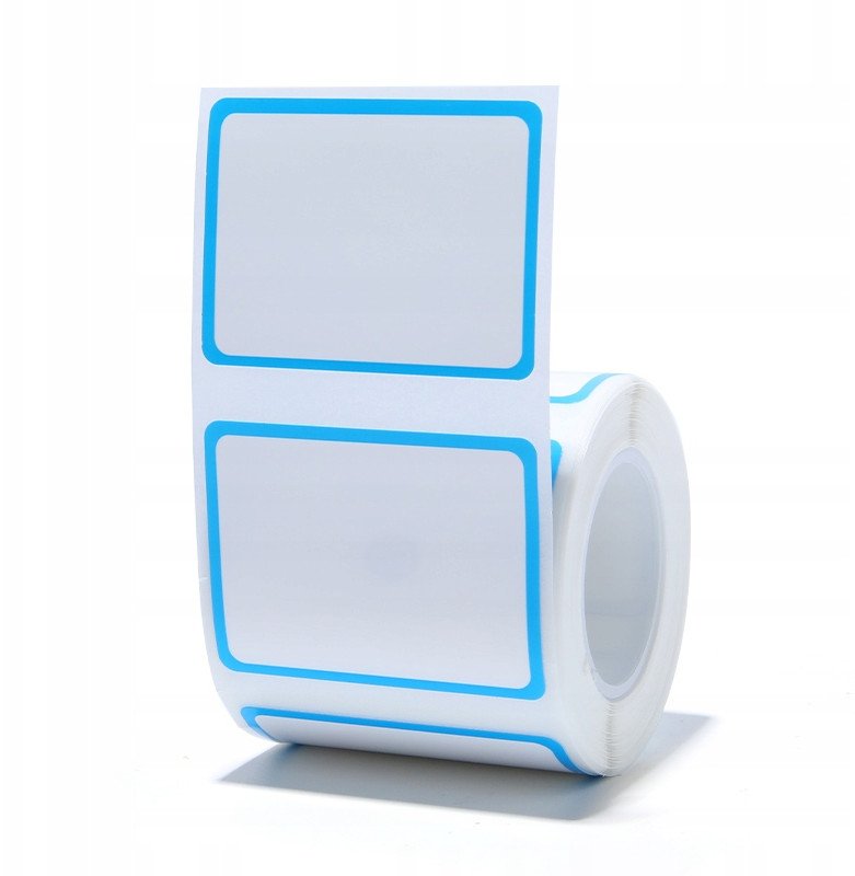 .NIIMBOT Etykiety Naklejki RFID 40*30mm RAMKA BLUE 230szt Seria B Oryginalne