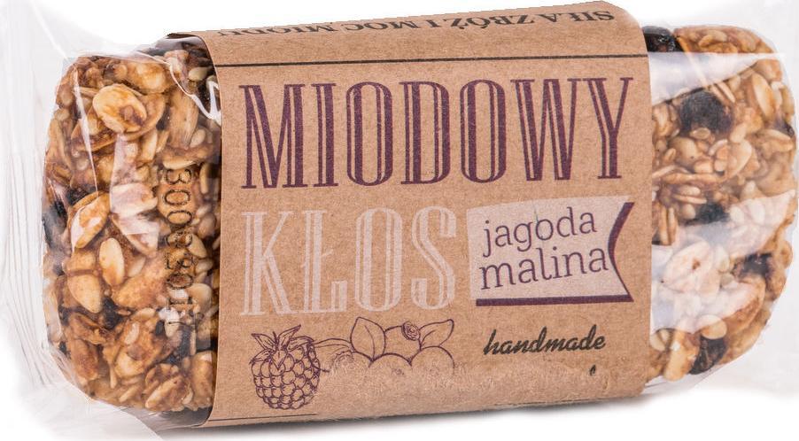 Łysoń baton miodowy kłos jagoda malina