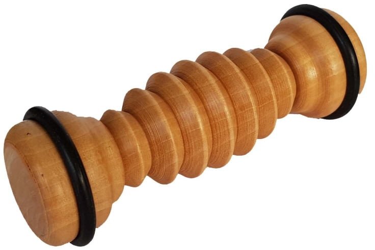 Drewniany masażer do stóp