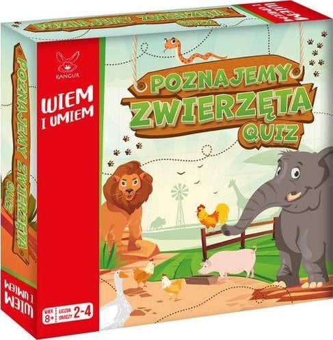 Kangur Wiem i Umiem Quiz Poznajemy zwierzęta 41336