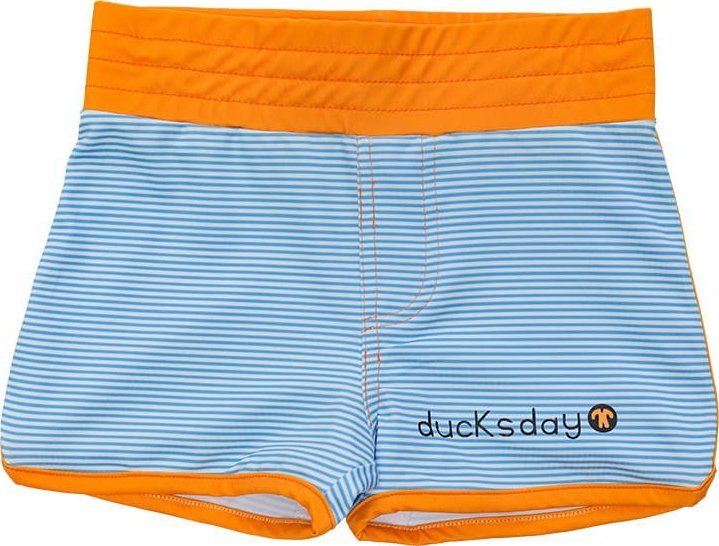 DucKsday Szybkoschnące kąpielówki dla dziewczynki, filtr UV 50+, True Blue, rozmiar 10 lat (134-140)