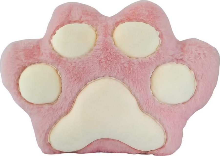 Poduszka kocia łapka różowa