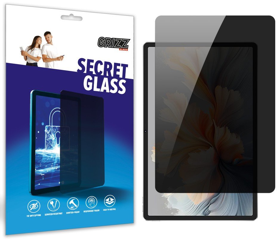 Matowe szkło prywatyzujące GrizzGlass SecretGlass do Honor Pad X9a