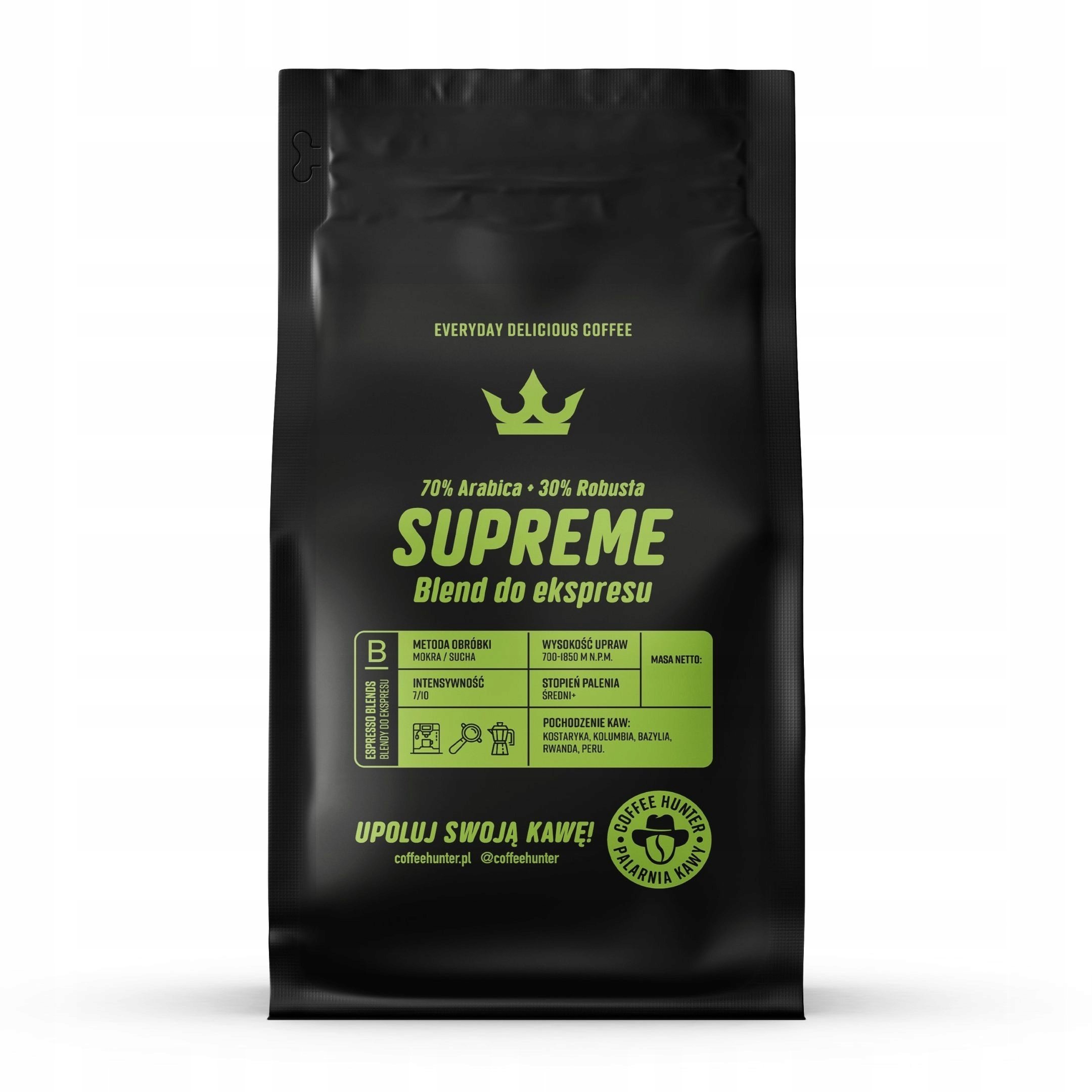 Kawa ziarnista Coffee Hunter Kawa ziarnista Espresso Supreme 250g