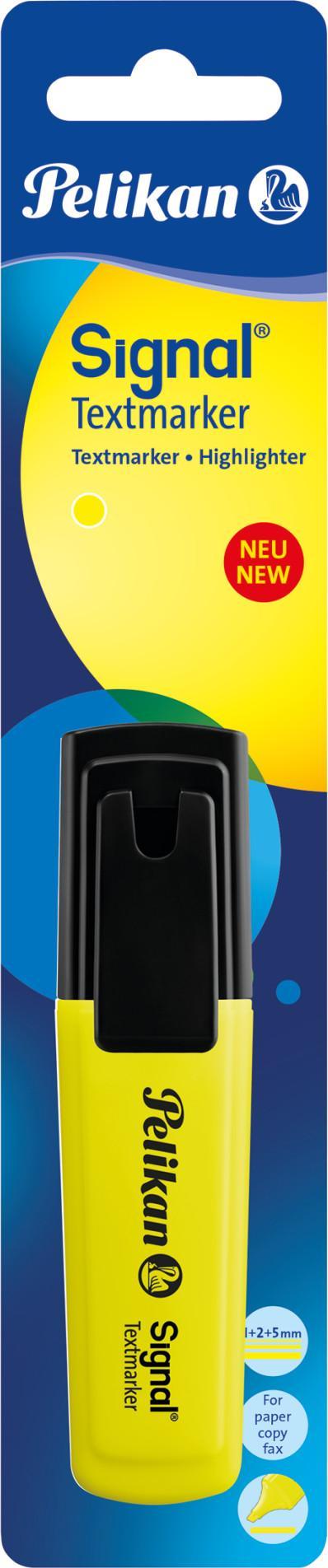 Pelikan ZAKREŚLACZ PELIKAN SIGNAL 496 ŻÓŁTY BLISTER