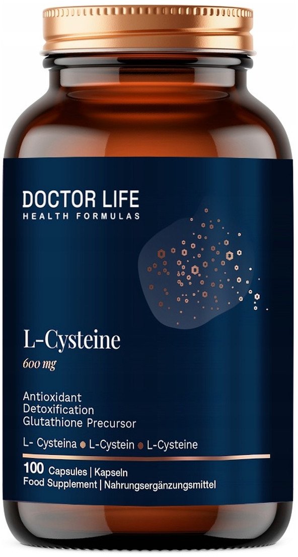 DOCTOR LIFE_L-Cysteina 600mg suplement diety 100 kapsułek