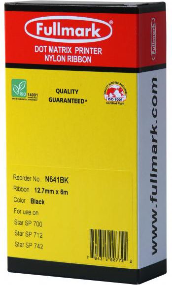 Fullmark Taśma do drukarki, RC700, czarna, dla Star SP 712, SP 742