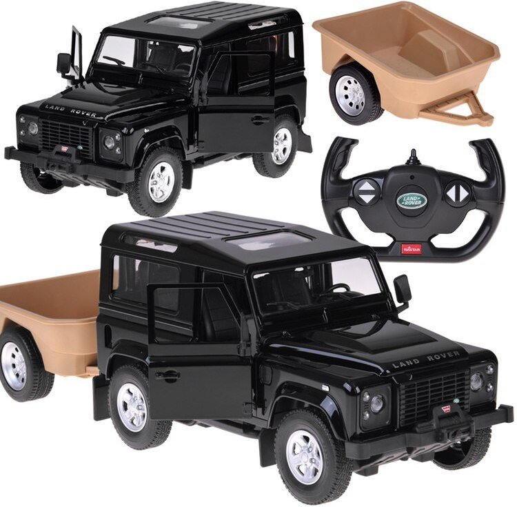 Jokomisiada Rastar auto zdalnie sterowane Land Rover Defender 1:14 pilot z oświetleniem RC0712