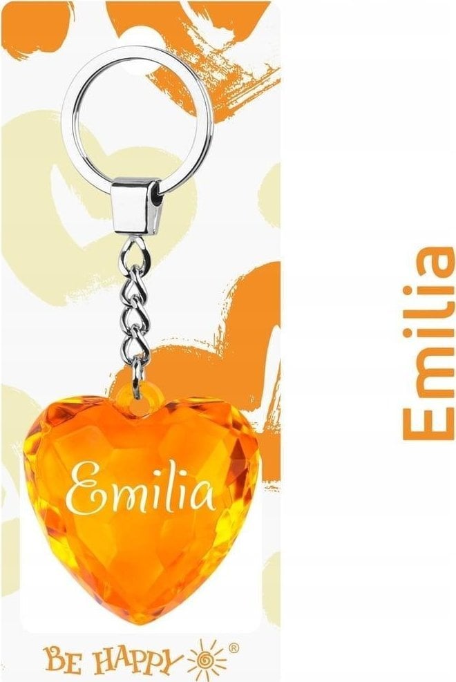 Breloczek Be Happy Brelok serce Emilia