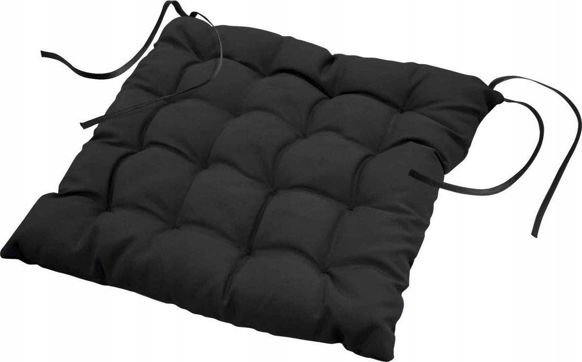 Douceur d`Interieur Poduszka na krzesło pikowana z wiązaniem ESSENTIEL, 40 x 40 cm