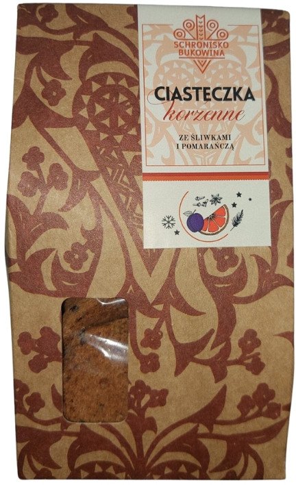 Ciastka korzenne z owocami 100g - Schronisko Bukowina