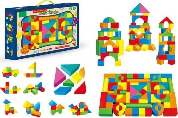 Klocki piankowe 77szt