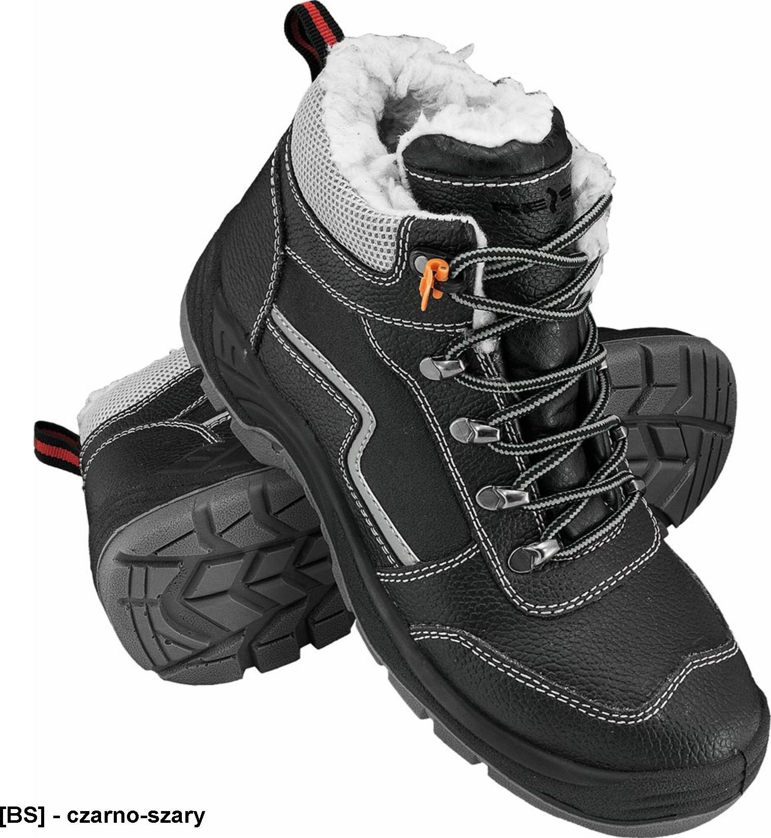 R.E.I.S. BRYETI - skórzane buty robocze typu trzewik 38