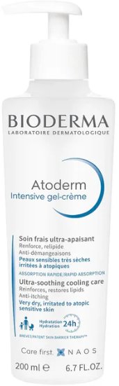 Bioderma Intensive żelowy krem Atoderm ( Ultra-Soothing Cooling Care ) 200 ml