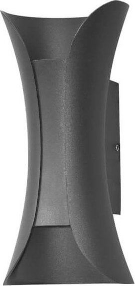 Kinkiet Italux Nowoczesna lampa elewacyjna Dante LED 6W IP54 czarna