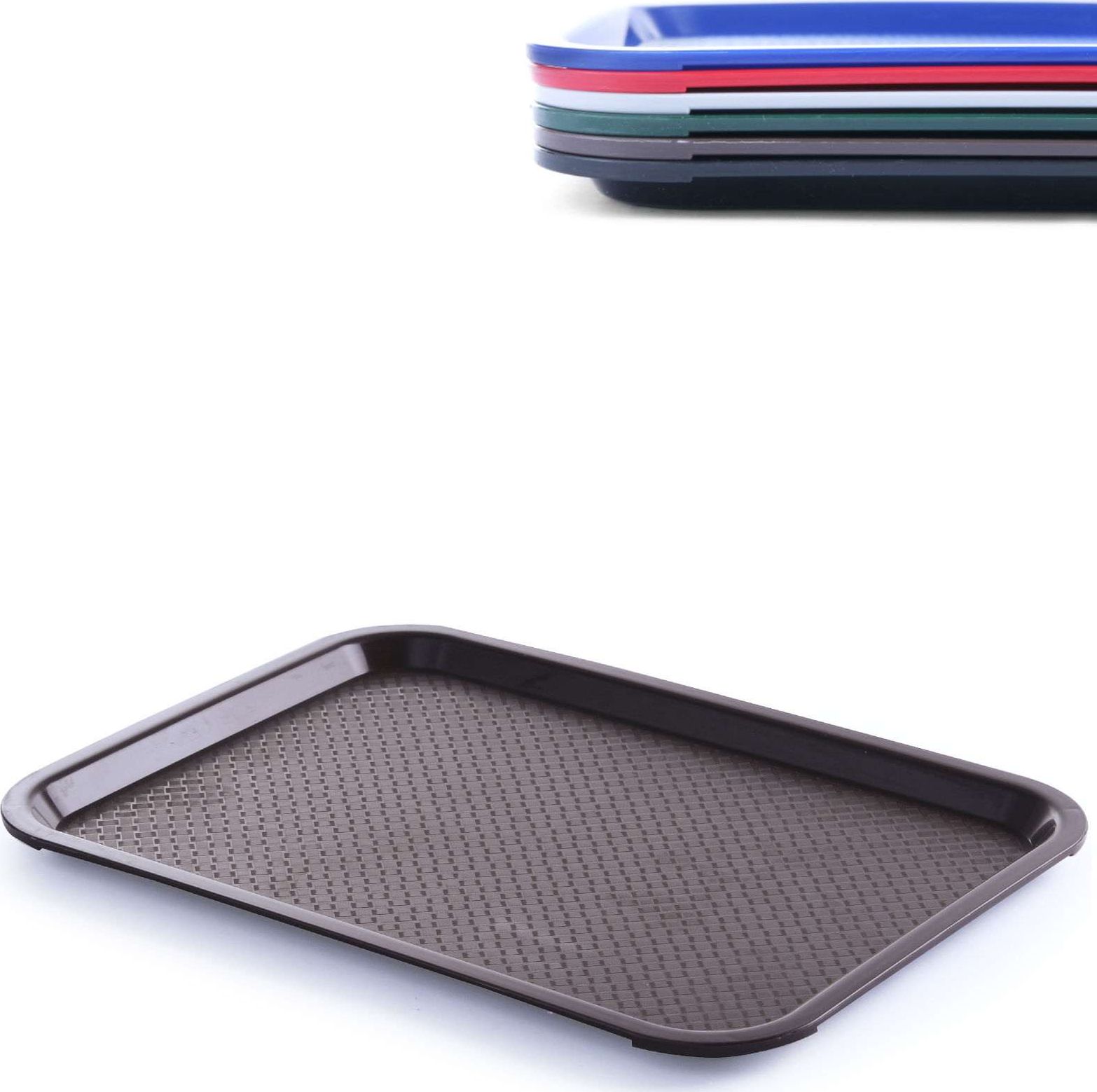 Hendi Taca z polipropylenu Fast Food 30.5x41.5cm - brązowa