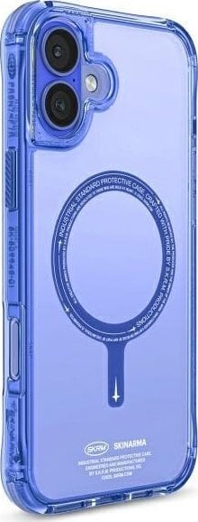 Skinarma etui Saido iPhone 16 Plus 6.7" Magnetic Charging niebieski/blue