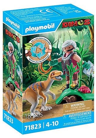 Zestaw z figurkami Dinos 71823 Welociraptor