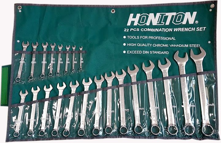 Honiton Zestaw kluczy płasko-oczkowych 6-32mm 22szt. (H0122)