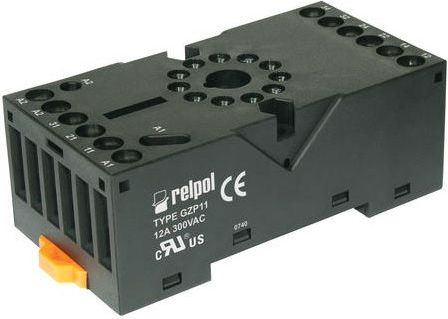 Relpol Gniazdo wtykowe do przekaźników R15 3P 12A 300V AC GZP11 (2613506)