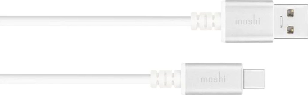 Kabel USB Moshi USB-A - USB-C 1 m Biały (99MO084101)