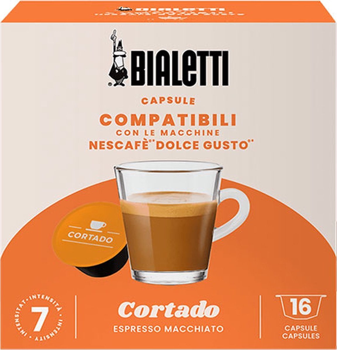 Bialetti Kapsułki Cortado do Dolce Gusto 16 szt.