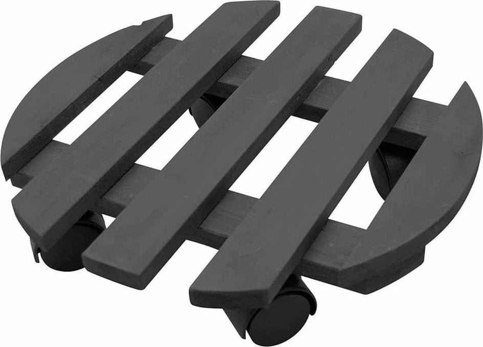 Home It Home it Garden® krukkevogn sort træ Ø30 cm