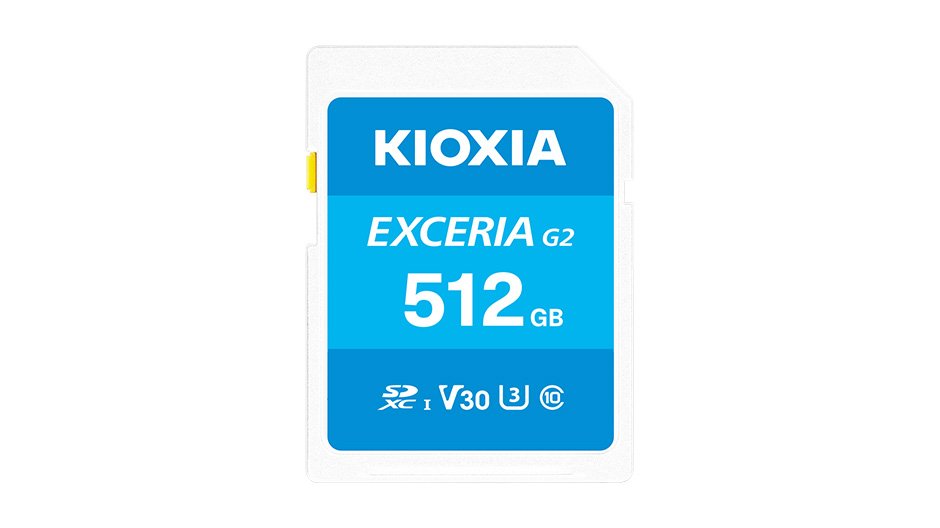 Karta Kioxia Exceria G2 SDXC 512 GB Class 10 UHS-I/U3 V30 (LNEX2L512GG4)
