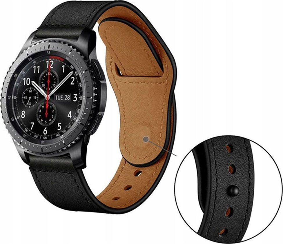 PASEK Skórzany DO SAMSUNG GALAXY WATCH GEAR S3 46m
