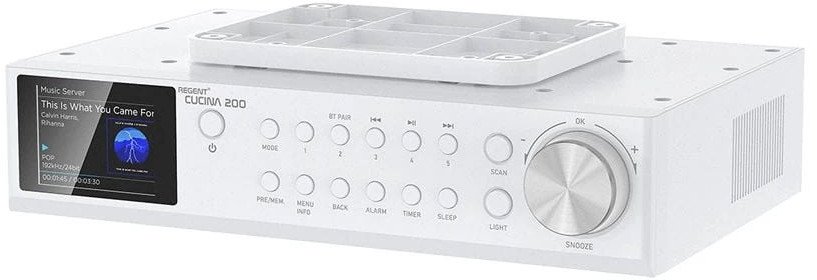 Radio kuchenne Ferguson REGENT Cucina 200, Bluetooth, białe