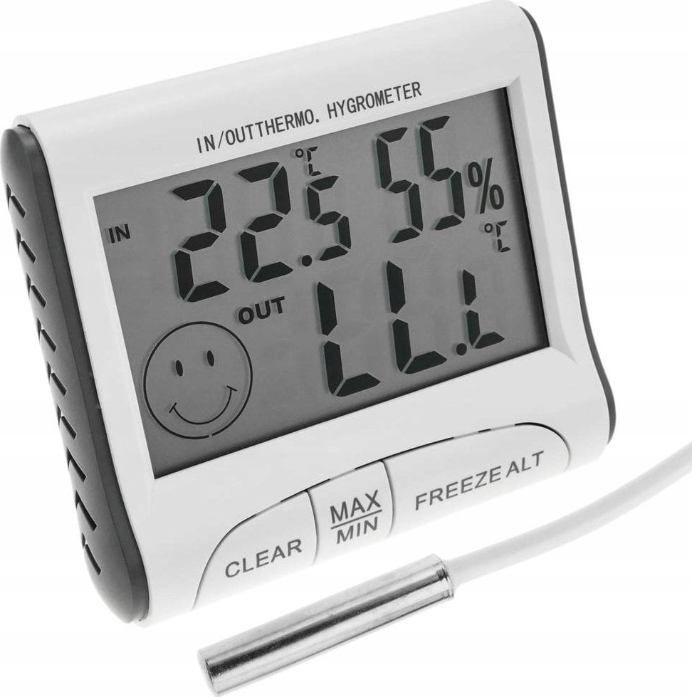 Stacja pogodowa Rosfix STACJA POGODY POGODOWA TERMOMETR HIGROMETR CZUJNIK