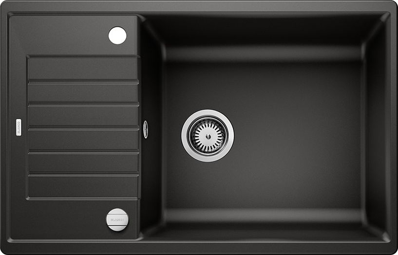 Zlewozmywak Blanco Zia XL 6 S Compact Silgranit czarny z korkiem automatycznym (526018)