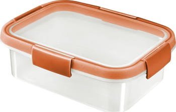 Curver Pojemnik na żywność prostokątny Smart fresh Mix miętowy/ jasnoszary/ brzoskwiniowy 1L Curver [302|10]