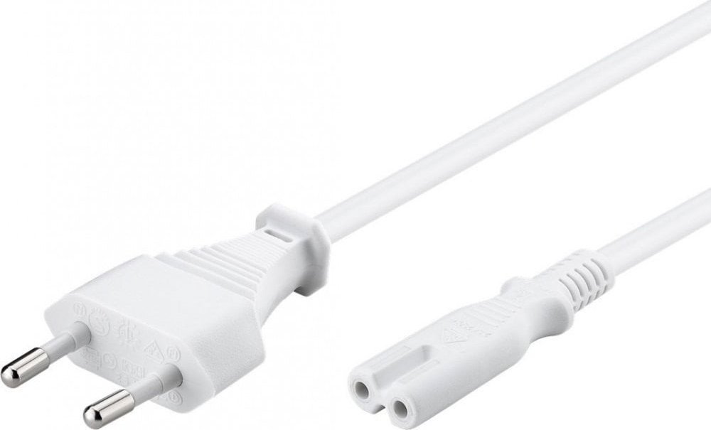 Kabel zasilający Manhattan Kabel zasilający Manhattan ósemka 1,8m biały