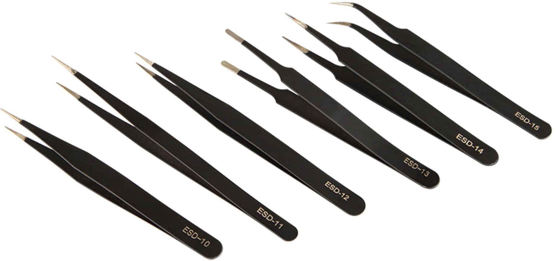 Zestaw pęset pincety TS 6sztuk