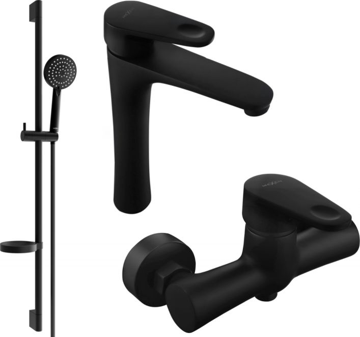 Mexen Mexen Kama DS75 zestaw prysznicowy, czarny - 72514DS75-70