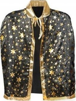 MFP paper peleryna czarownicy czarno-złota 100x80cm 1042274