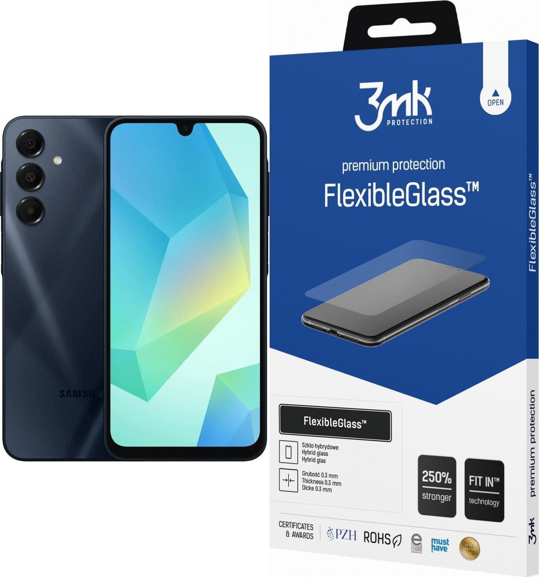 Smartfon Samsung Galaxy A16 8/256GB Czarny (M0805388) + FlexibleGlass