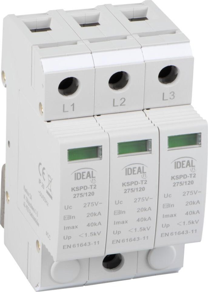 Kanlux Ogranicznik przepięć 3P KSPD-T2 275/120 Kanlux