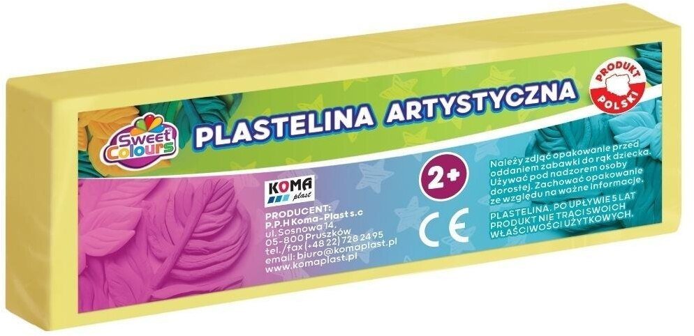 Plastelina Artystyczna pastelowa żółta