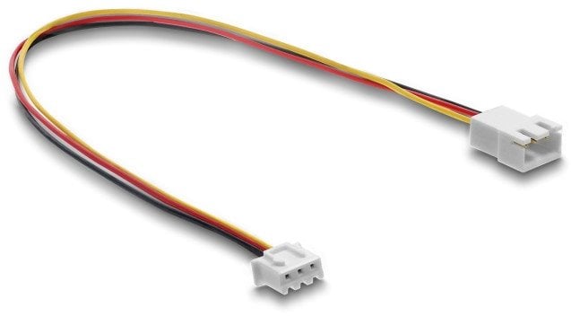 DELOCK Lufter Verl�ngerungskabel JST Stecker zu Buchse 3 Pin Steckerl�nge 7mm 30cm