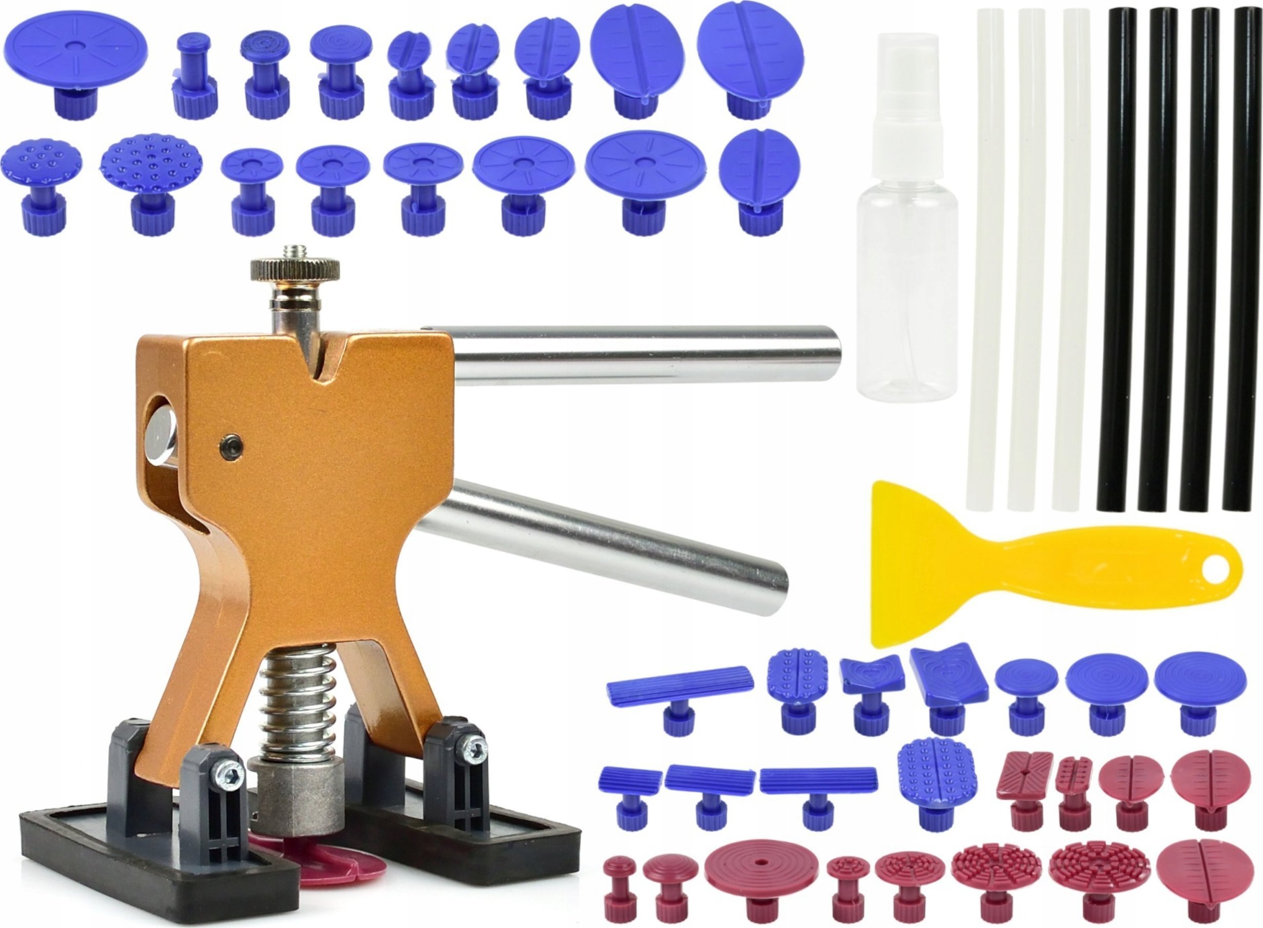 Geko Zestaw do usuwania wgnieceń PDR + akcesoria 48szt. (30)