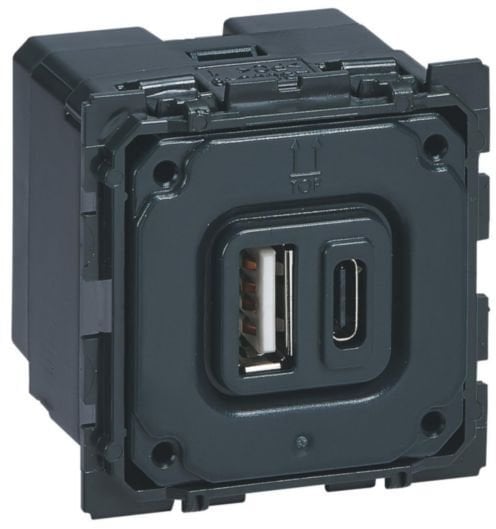 Legrand CELIANE Gniazdo zasilające 2 X USB 5 V - 2400 MA TYP-A + TYP-C