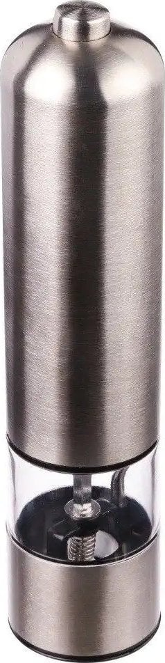 Młynek do przypraw Secret de Gourmet Młynek elektryczny do soli, pieprzu, z podświetleniem LED, srebrny