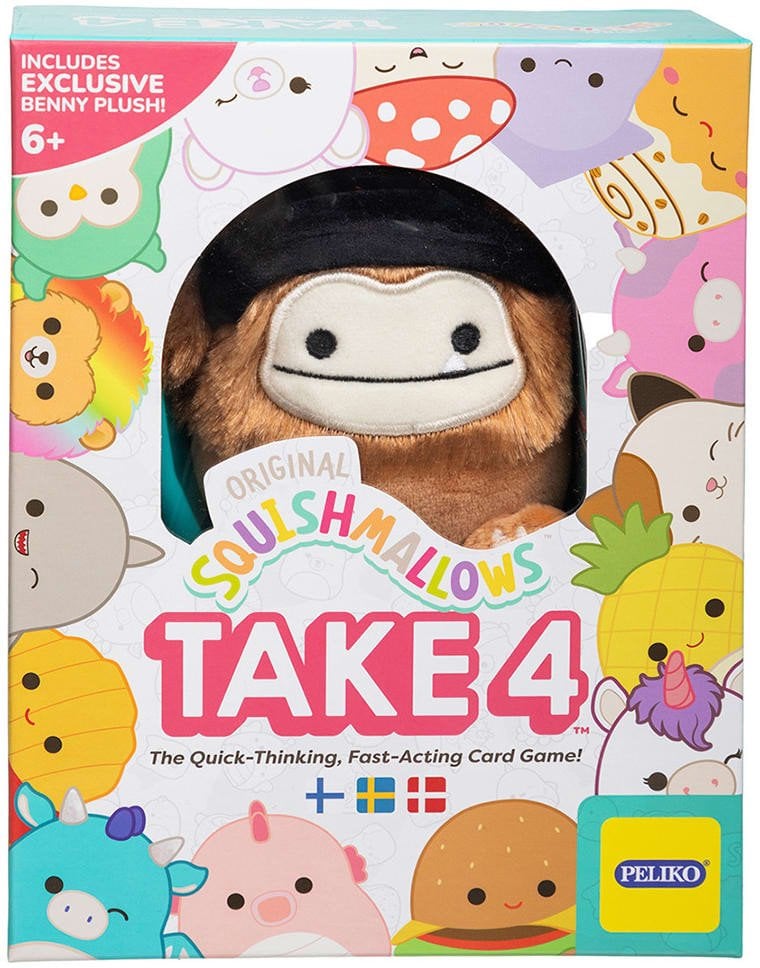Peliko Original Squishmallows Take 4 card game