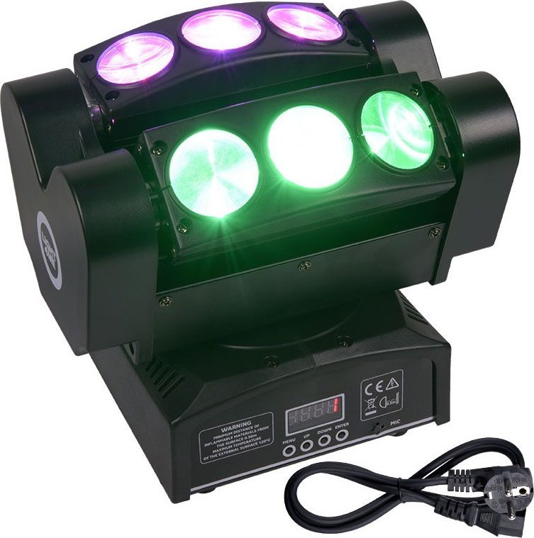 LIGHT4ME LIGHT4ME SPIDER HEAD 6x10 efekt disco głowica ruchoma