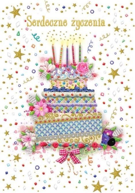 Trend Kartka okolicznościowa Urodziny TS114