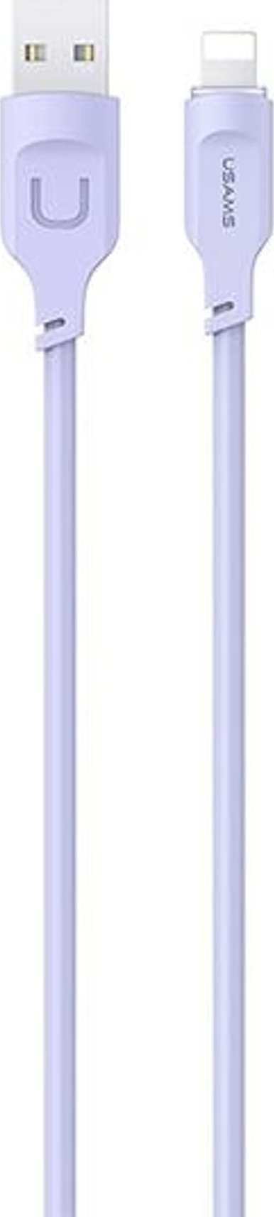 Kabel USB Usams USB-A - Lightning 1.2 m Fioletowo-różowy (brak)