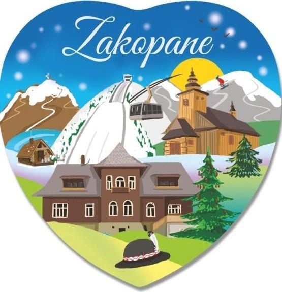 Pan Dragon Magnes I love Poland Zakopane ILP-MAG-C-ZAK-14